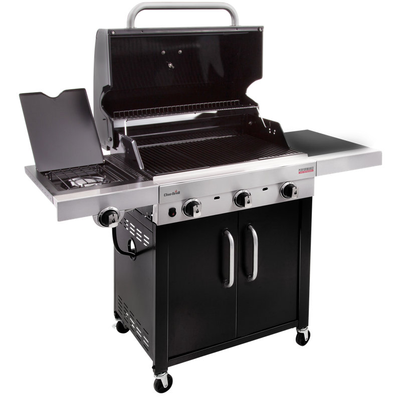 Char-Broil Performance Series  340B - 3 Burner Gas Barbecue Grill with TRU-Infrared  technology, Black Finish