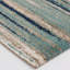 Tapis bleu / beige en polypropylène tissé à la machine-2127776170