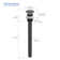 Bathroom Sink Pop Up Drain Stopper with 12" tailpiece, with Overflow