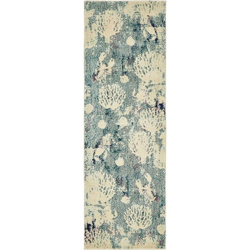 Tapis bleu clair Esposito, Tapis de couloir 2 pi 2 po x 6 pi 9 po