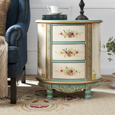 Commode d'appoint en bois massif