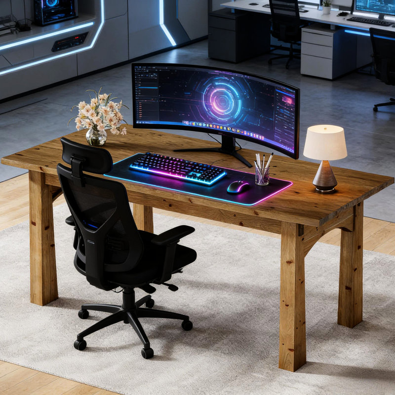 Bureau, base stable, robuste, idéal pour les réunions professionnelles