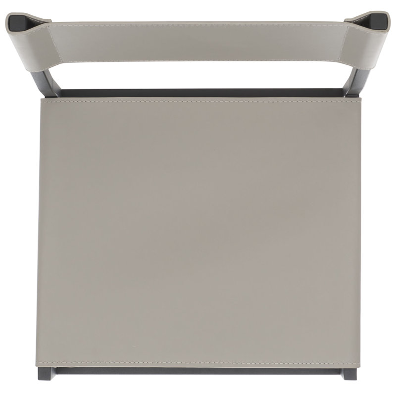 Fairbanks Counter Stool with Metal Frame, Light Gray, Counter Stool (26" Seat Height)