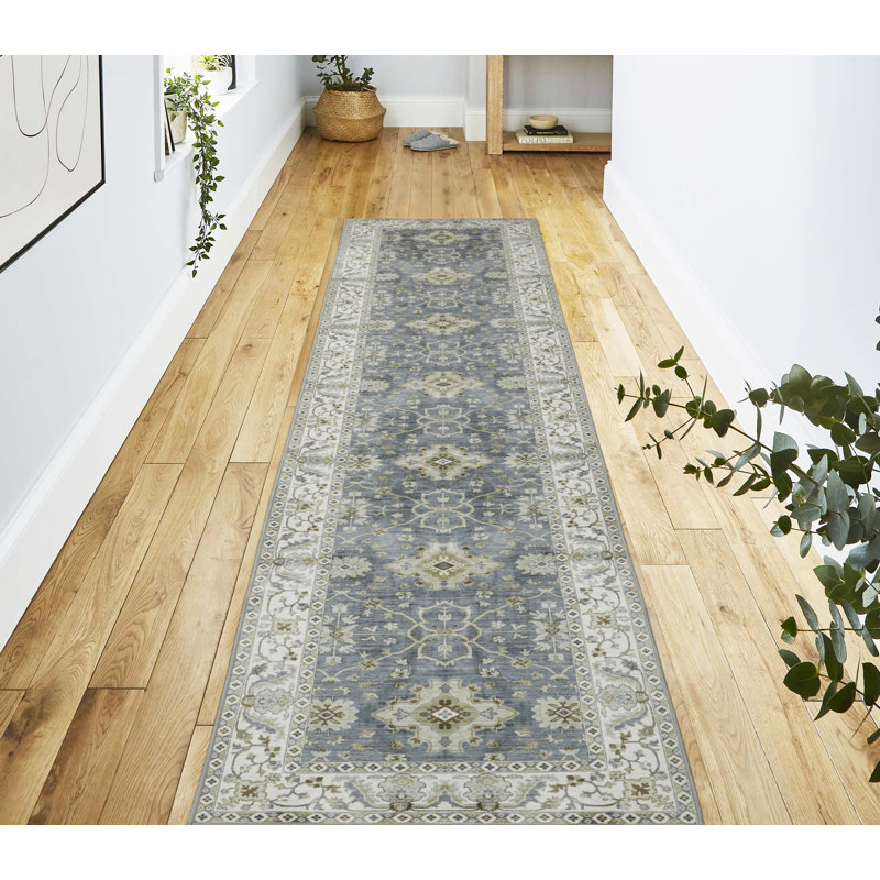  Imagine Printed Chenille Rugs, 2' x 8', Brown