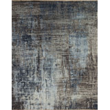 Affinity Wool & Silk Handmade Silk and Wool Abstract Area Rug