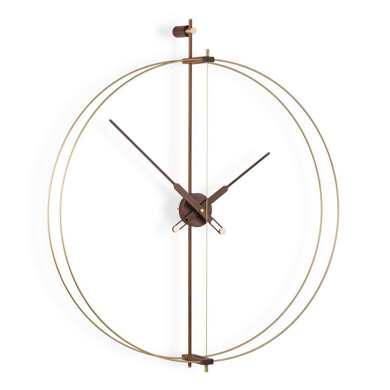 Barcelona Wall Clock, Gold