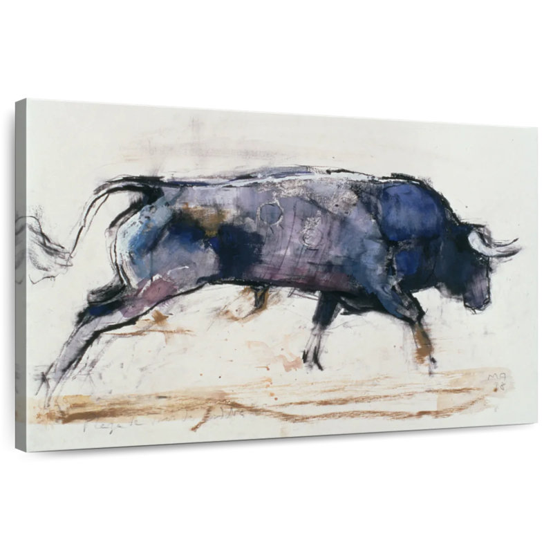 Brampt Charging Bull 1998, 8'' H X 12'' W