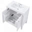Meuble-lavabo rétro avec lavabo en céramique sans assemblage requis
