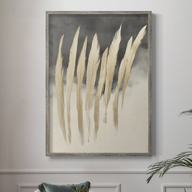 «LANDSCAPES Series Lxxvii», reproduction d'art encadrée - bois massif