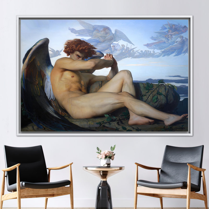 Print on Canvas, Framed Print without Mat, White, 20 cm H x 30 cm W