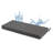 Outdoor bench cushion, waterproof and fade-resistant balcony cushion with a non-slip bottom and ties; the bench comes with a removable cover,dimensions,42" x 18" x 3" ，gray-1766521785-1767422443