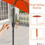 Parasol de marché 7,5 pi Blaise-290991858