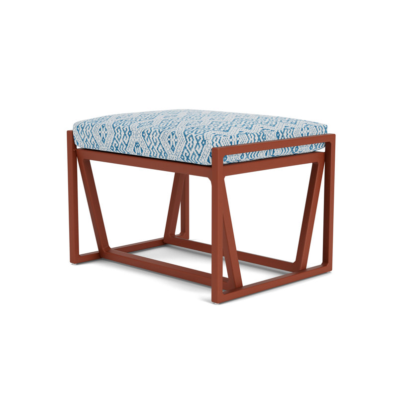 Summit Outdoor Ottoman, French Beige, Aman Capri