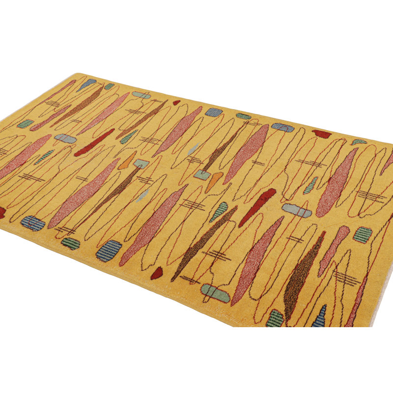 One-of-a-Kind 4'1x7' Hand Knotted Area Rug