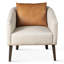 Olivia Armchair in Beige Linen