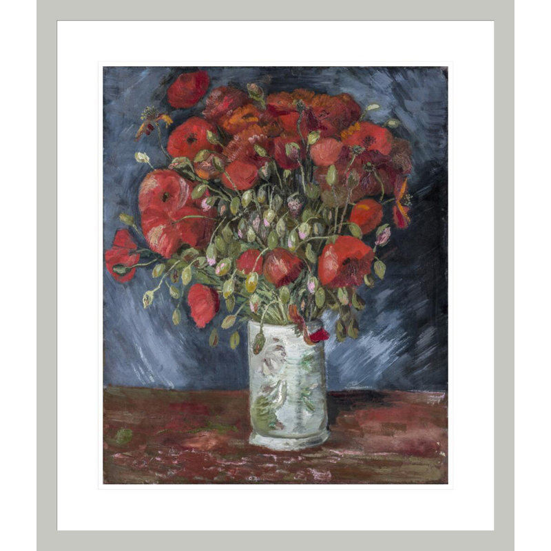 Vase avec coquelicots par Vincent van Gogh, 27,12 po H x 23,5 po L