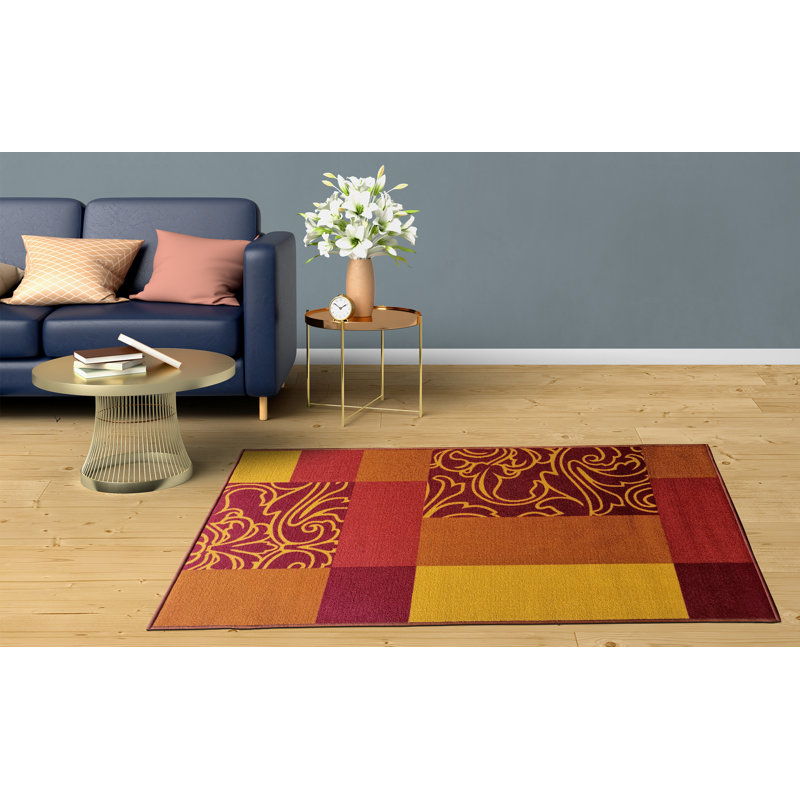 Tessio Patchwork Area Rug, Rectangle 80 x 150cm