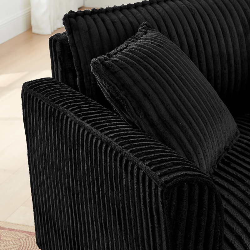 Lazy Sofa Chair, Black