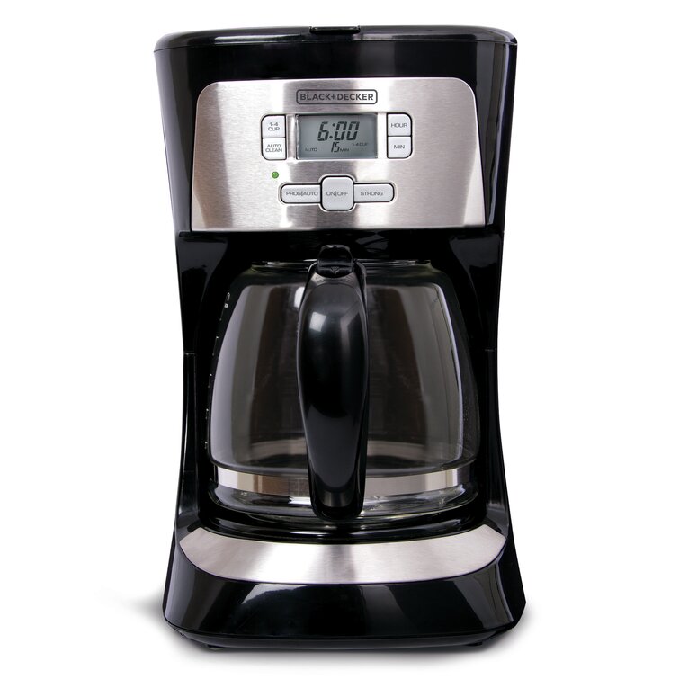 Black And Decker Honeycomb 12 Cup Coffee Maker In White
