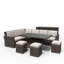 Ensemble de conversation modulaire en rotin 9 pièces avec coussins 9 pièces-87428887-87428886