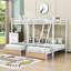 Vittoria Full over Twin and Twin 2 Drawer Triple Bunk Bed by Mason Marbles-996130319