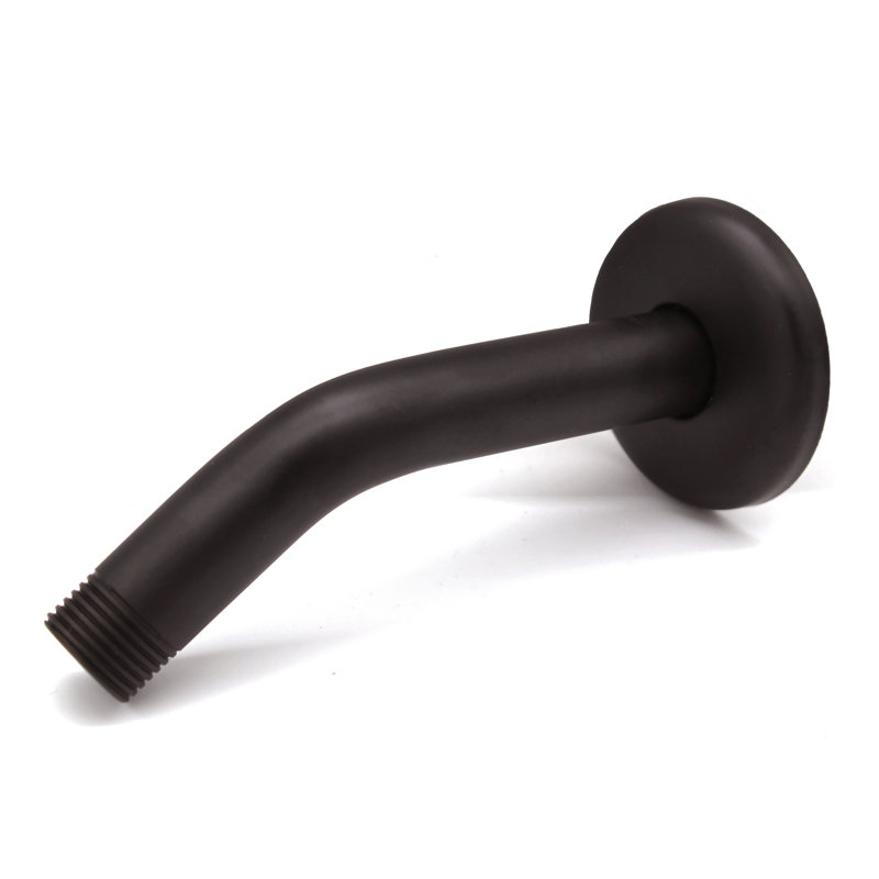 Bras de douche mural 1/2 "IPS x 6" avec bride Sure Grip, Bronze huilé