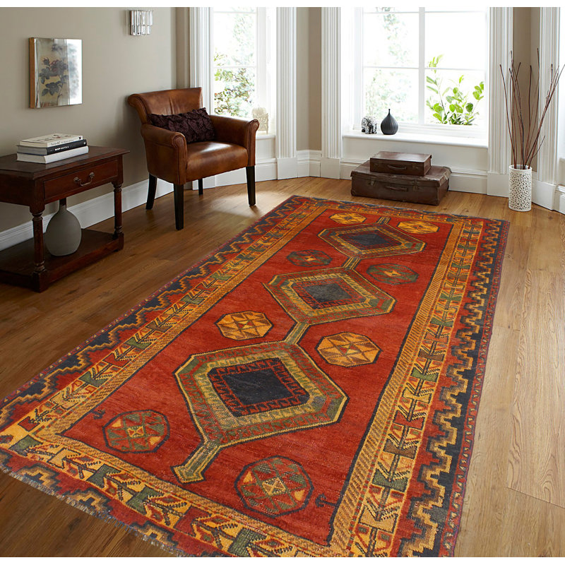 Fine Vintage Athar Red Rug