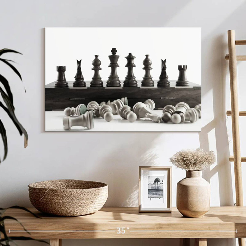 Senne Chess Game Winner, 16" H x 24" W