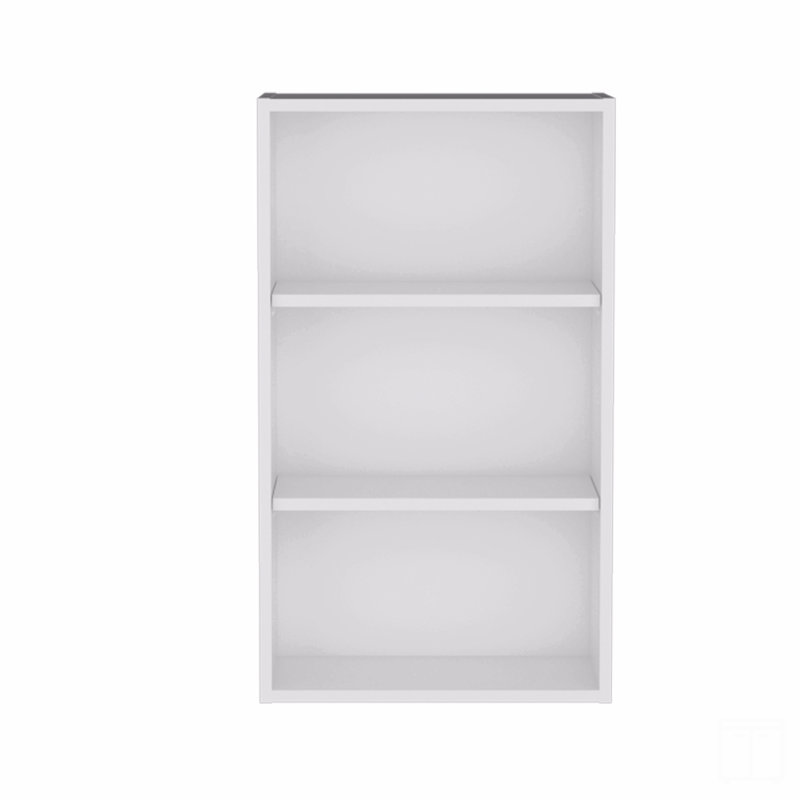 Armoire murale H 36 po, 3 tablettes, Blanc, H 36 po x l 47,2 po x P 12 po