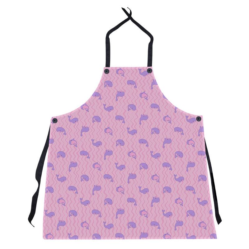 Bib Apron, Pink/Purple