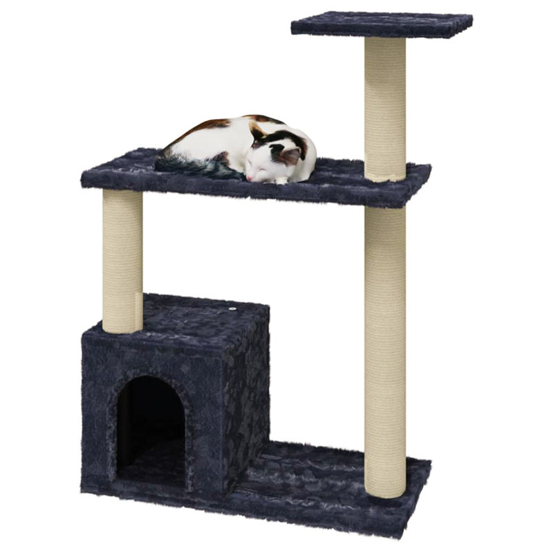 Dunn 70cm H Cat Tree, Dark Grey/Beige