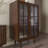 Dark-coffee Solid Wood + Glass Display Cases