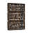 " Rustic Bathroom Rules Multi Piece Canvas Print " by HomeyNotes Studio 3 - Pieces-1392261167