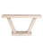 60"Long Distressed  2-Tier Wooden Console Table-1034596157
