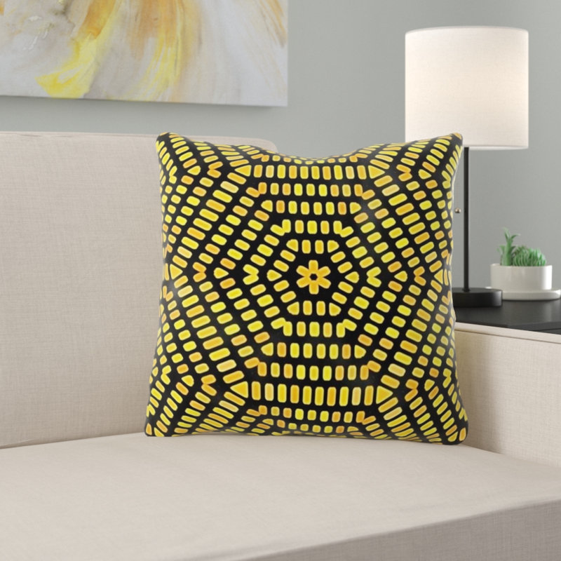 Coussin décoratif à motif, Intérieur