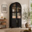 Armoire de cuisine de style champêtre avec arche et rangement multifonctionnel et durable-1308737610