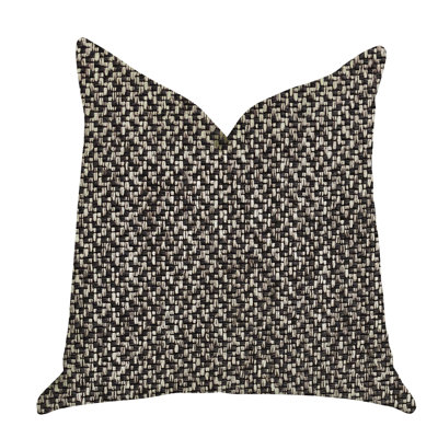 Salt And Pepper Outdoor Reversible Throw Pillow