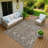 Machine Washable Indoor/Outdoor Kaczor ACN2233 Global Rug-334874724