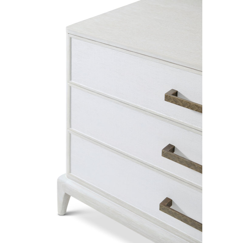 Worth Nightstand with Wallpaper, Sandbar