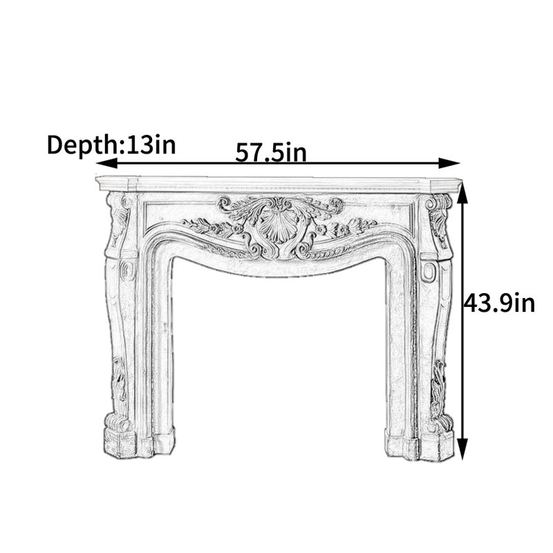 Console de style Wabi-Sabi, Blanc