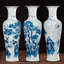 Décoration de grand vase en céramique de 62,99 po Jingdezhen peinte à la main et grue ensemble au printemps-1139938729
