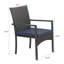 Outdoor Patio Dining Armchair with Cushion