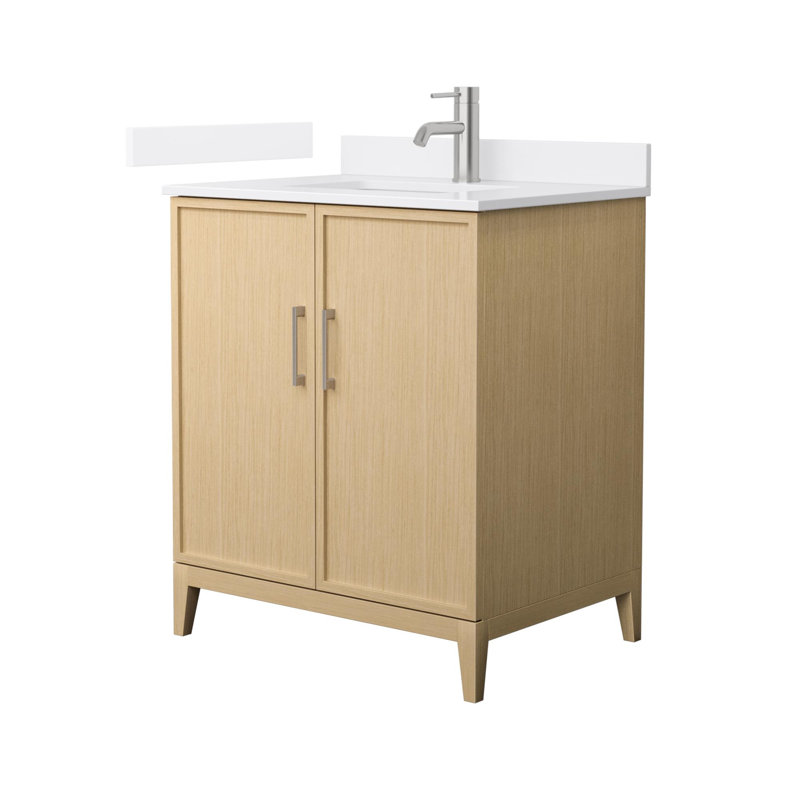 Elan 30'' W Vanity, Single, Brushed Nickel, Tan