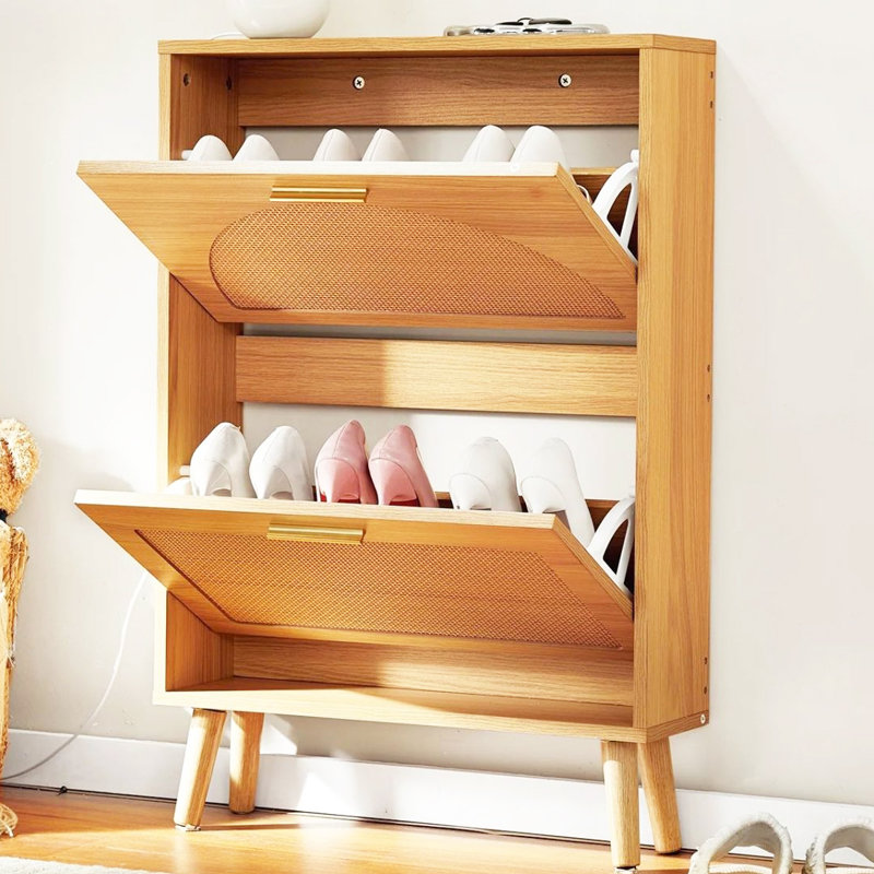 6 Pair Flip Down Shoe Storage
