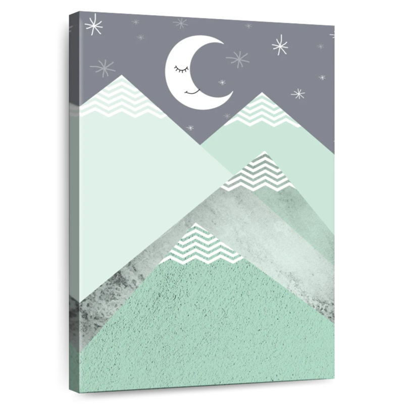 Alvord Mint Green Mountains I, H 39 po x l 26 po