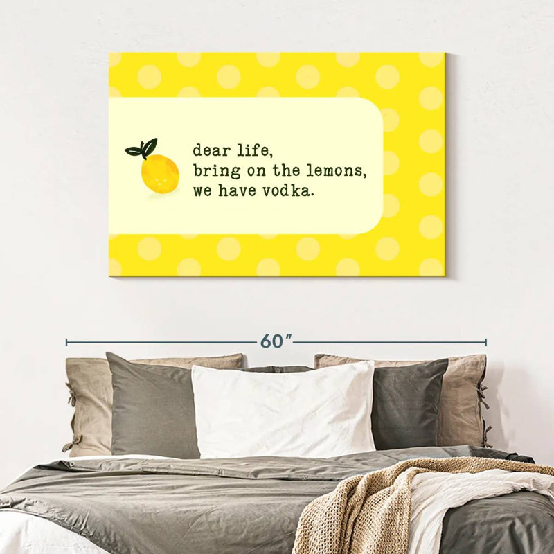 Vodka Lemon, 32" H x 48" W