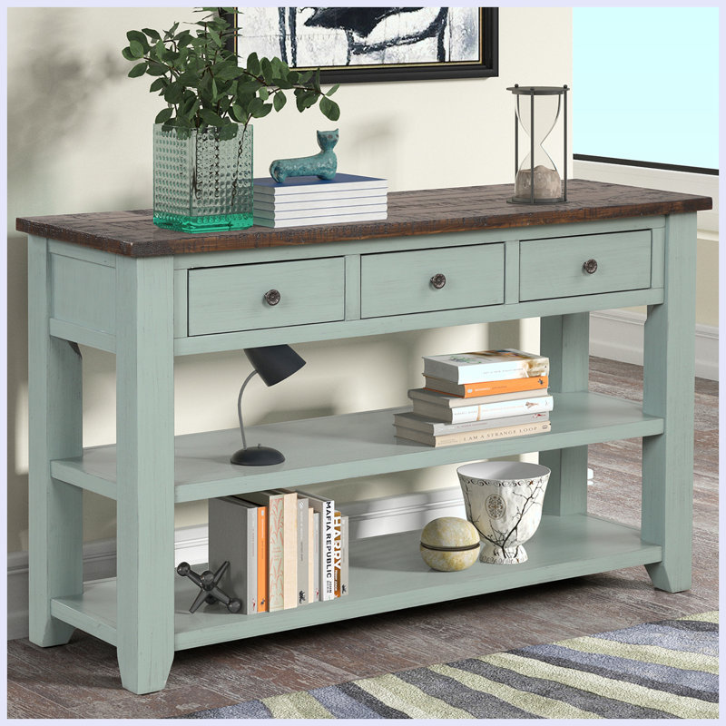 Console Luevano, Bleu sarcelle