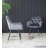 18'' H Tufted Velvet Armchair-1601370382