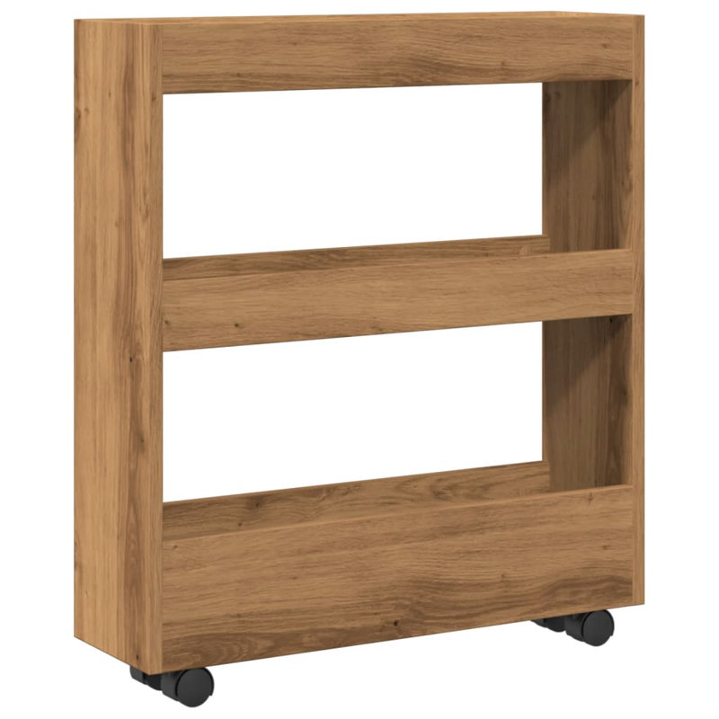Bar Cart, Artisan Oak