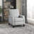 Dutes 30" Transitional Chenille Push Back Reclining Chair with Nailhead Trim & Push-Back Motion